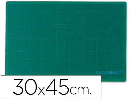 Plancha para corte Q-Connect A3 300x450 mm. Verde